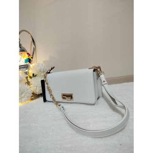 Angel Polo Çapraz ve Omuz Çantası / Beyaz