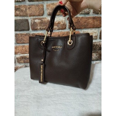 Emporıa Armani-Yavrulu El ve Omuz Çantası / Kahverengi