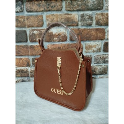 Guess Zincir Detaylı El Ve Omuz Çantası / Taba