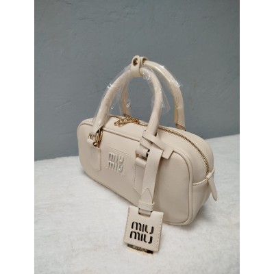 Miu Miu Baget El ve Omuz Çantası / Krem